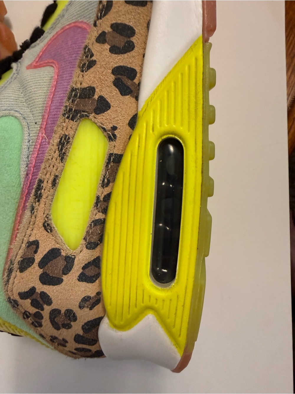 Nike Air Max 90 LX Illusion Dancefloor Green Women's Size 10.5 CW3499-300 - Picture 12 of 16